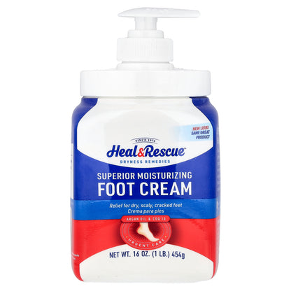 Profoot, Heal & Rescue™, Superior Moisturizing Foot Cream, Fragrance Free, 16 oz (454 g)