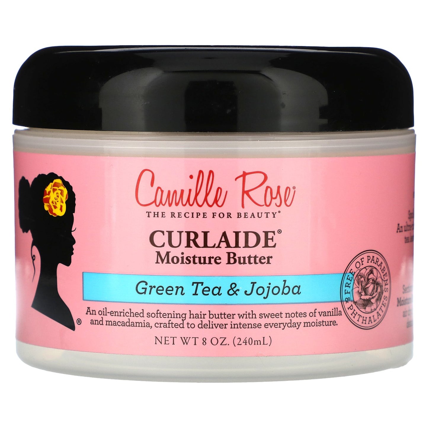 Camille Rose, Curlaide Moisture Butter, Green Tea & Jojoba, 8 oz (240 ml)