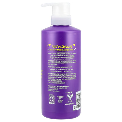 Aussie, 3 Minute Miracle Curls, Detangling Deep Conditioner, With Coconut, 16 fl oz (475 ml)