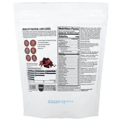 Isopure, Low Carb Protein Powder, Dutch Chocolate, 1.04 lb (476 g)