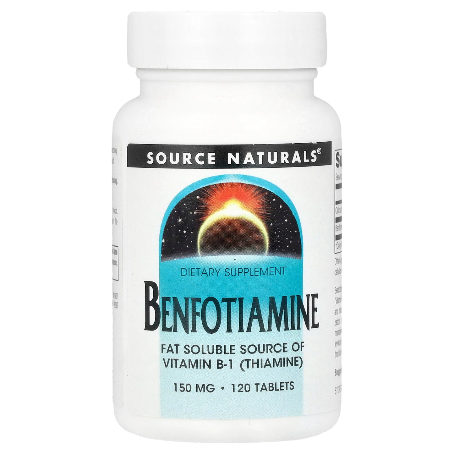 Source Naturals, Benfotiamine , 150 mg, 120 Tablets