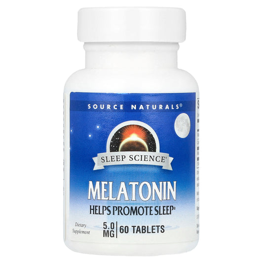 Source Naturals, Sleep Science®, Melatonin, 5 mg, 60 Tablets
