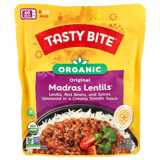 Tasty Bite, Organic Original Madras Lentils™, Mild, 10 oz (285 g)