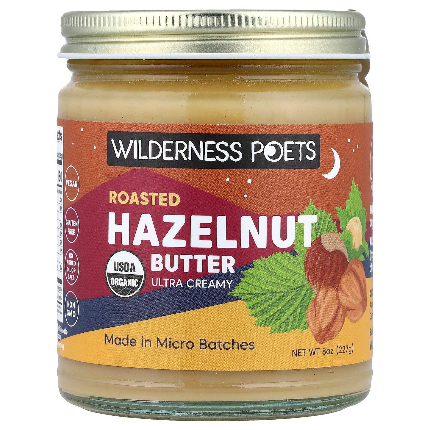 Wilderness Poets, Roasted Hazelnut Butter, Ultra Creamy, 8 oz (227 g)