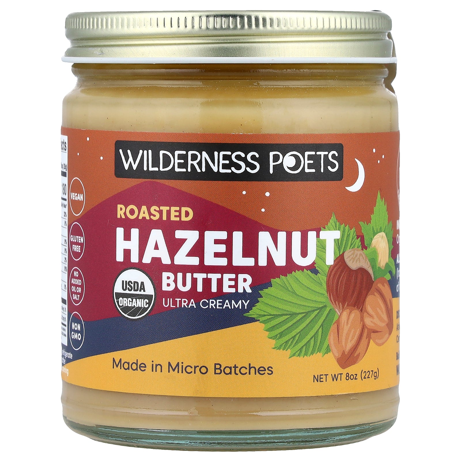 Wilderness Poets, Roasted Hazelnut Butter, Ultra Creamy, 8 oz (227 g)