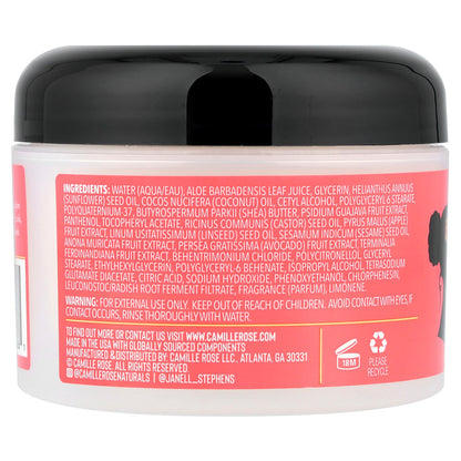 Camille Rose, Guava Slip, Whipped Souffle Styler, For All Textures, 8 oz (240 ml)