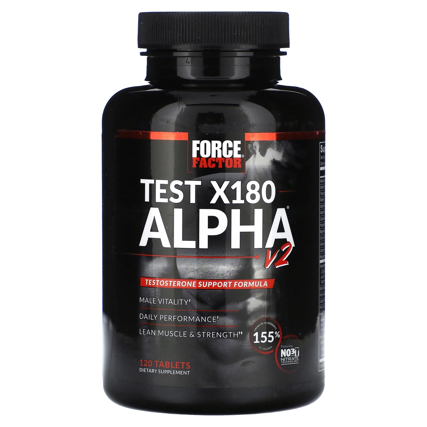 Force Factor, Test X180 Alpha® V2, 120 Tablets