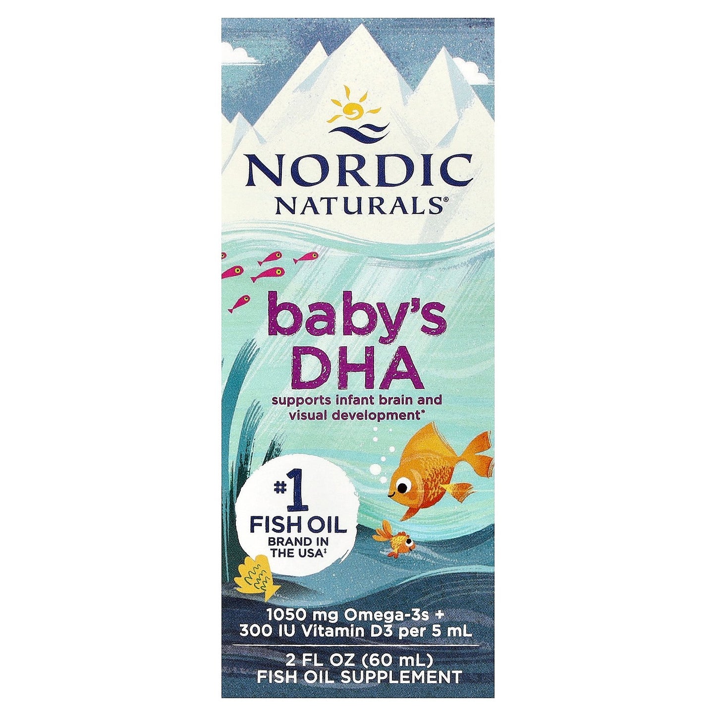 Nordic Naturals, Baby's DHA, 2 fl oz (60 ml)