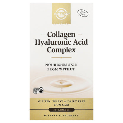 Solgar, Collagen Hyaluronic Acid Complex, 30 Tablets