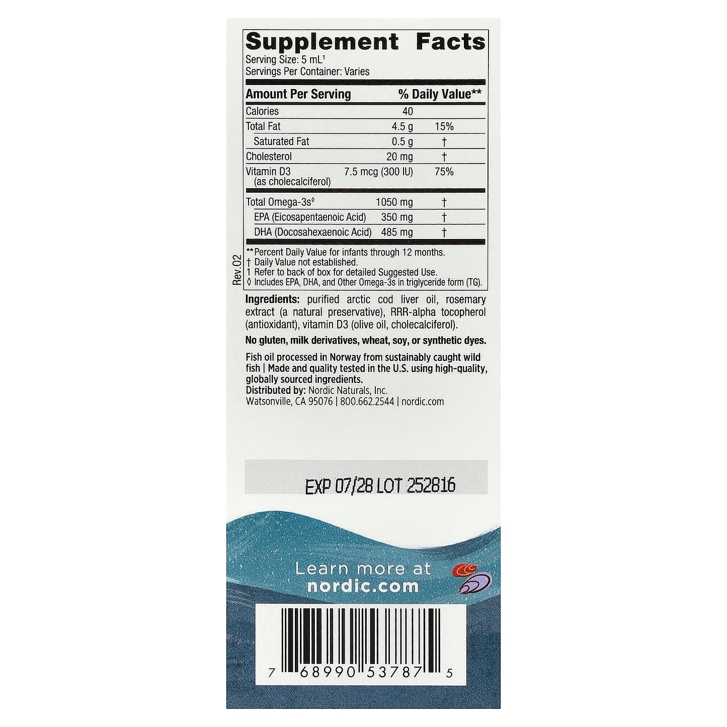 Nordic Naturals, Baby's DHA, 2 fl oz (60 ml)