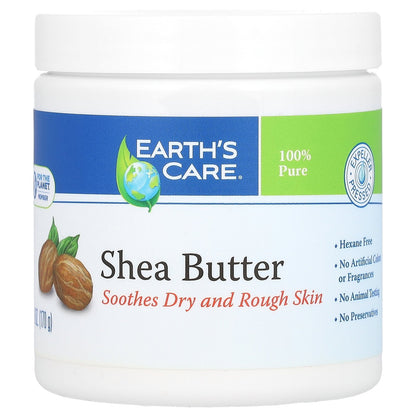 Earth's Care, 100% Pure Shea Butter, 6 oz (170 g)
