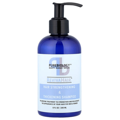 Pure Biology, RevivaHair™, Hair Strengthening & Thickening Shampoo, 8 fl oz (240 ml)