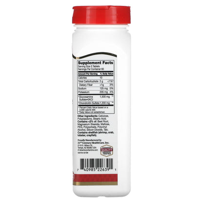 21st Century, Glucosamine Chondroitin, 180 Tablets