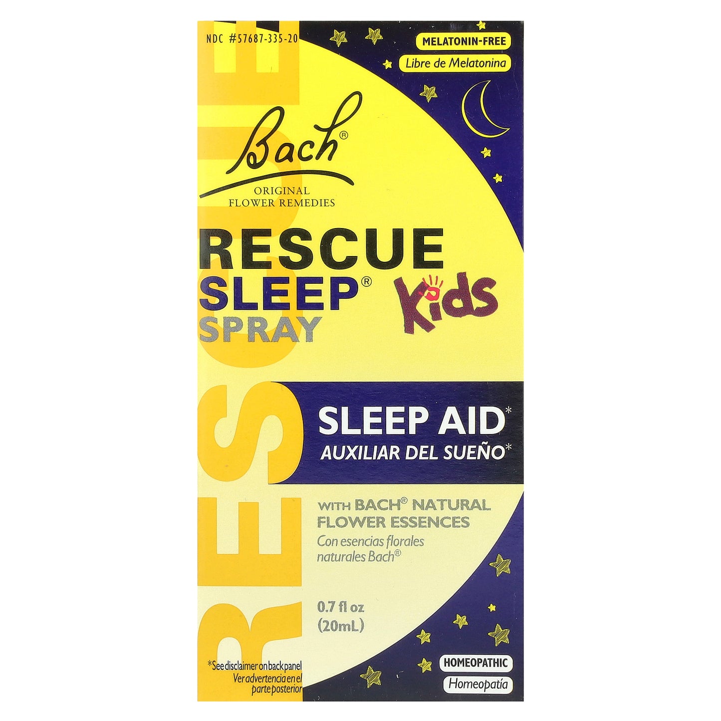 Bach, Rescue Sleep® Spray Kids, Ages 2 & Up, 0.7 fl oz (20 ml)