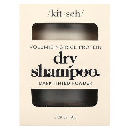 Kitsch, Volumizing Rice Protein Dry Shampoo, Dark Tinted Powder, 0.28 oz (8 g)