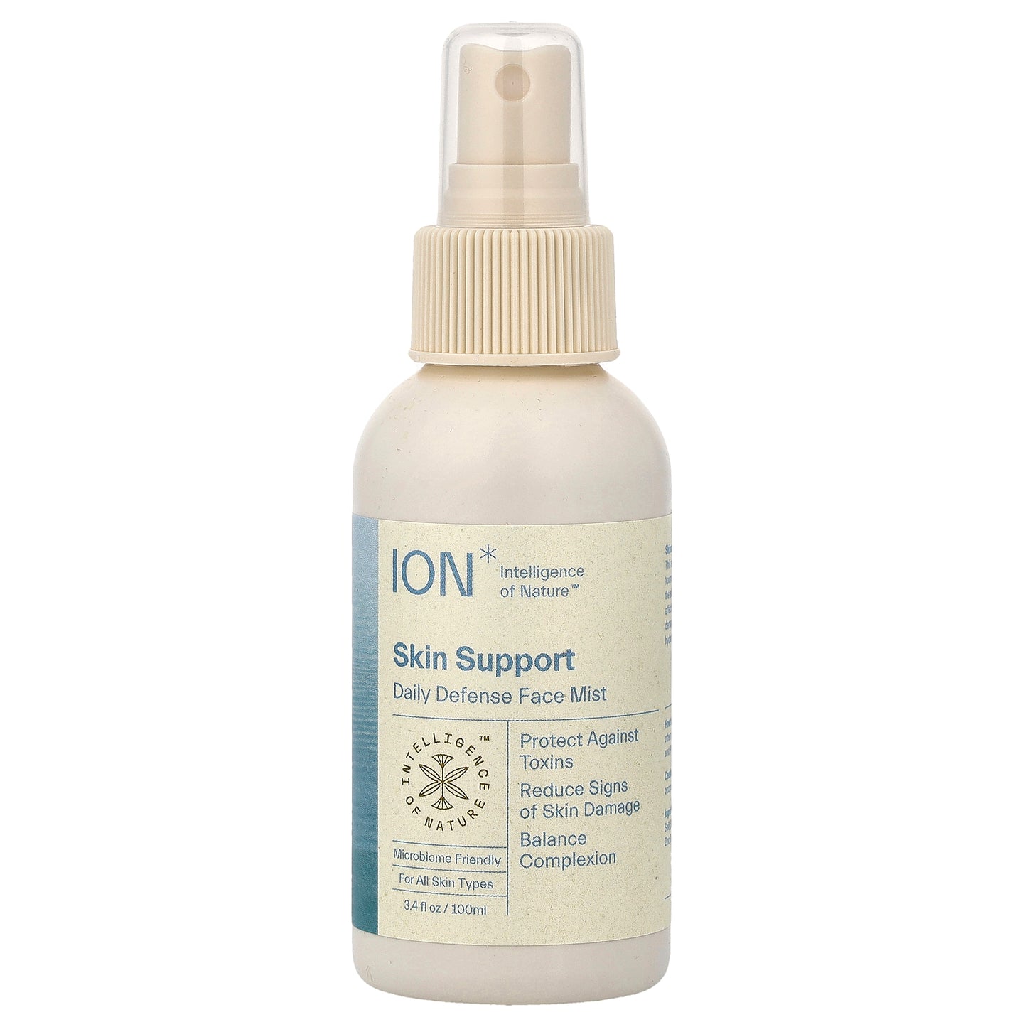 ION Intelligence of Nature, Skin Support, Daily Defense Face Mist, For All Skin Types, 3.4 fl oz (100 ml)