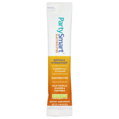 Himalaya, PartySmart® Electrolytes, Lemon Lime, 6 Stick Packs, 0.53 oz (15 g) Each