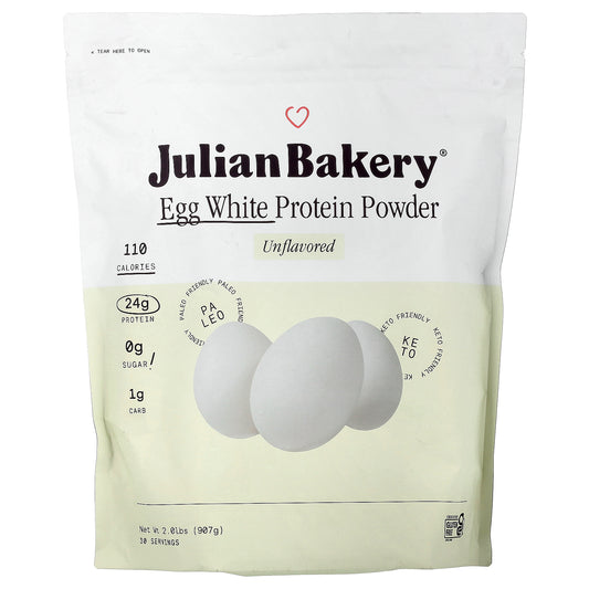 Julian Bakery, Egg White Protein Powder, Unflavored, 2.01 lbs (907 g)