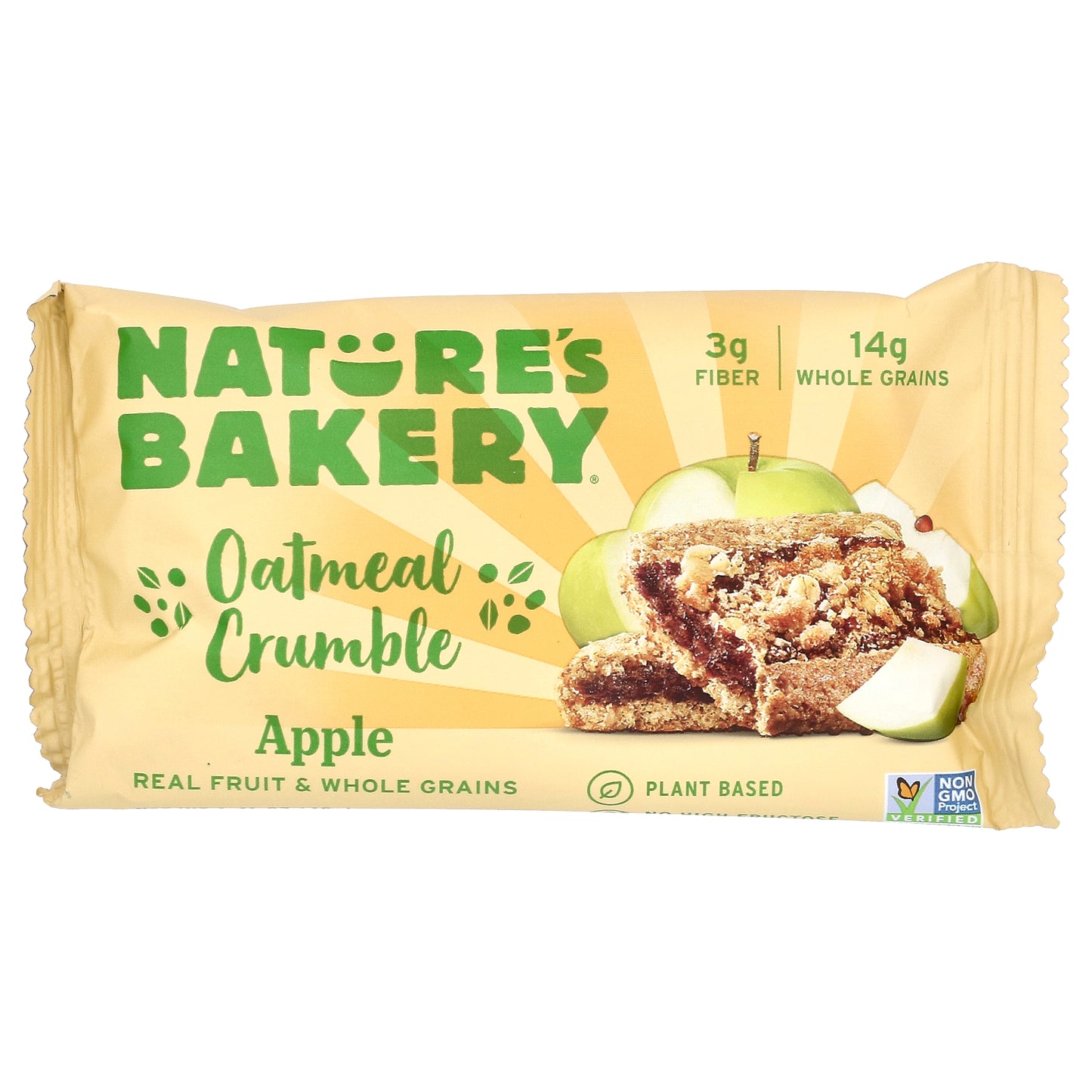 Nature's Bakery, Oatmeal Crumble, Apple, 6 Packs, 1.41 oz (40 g) Each