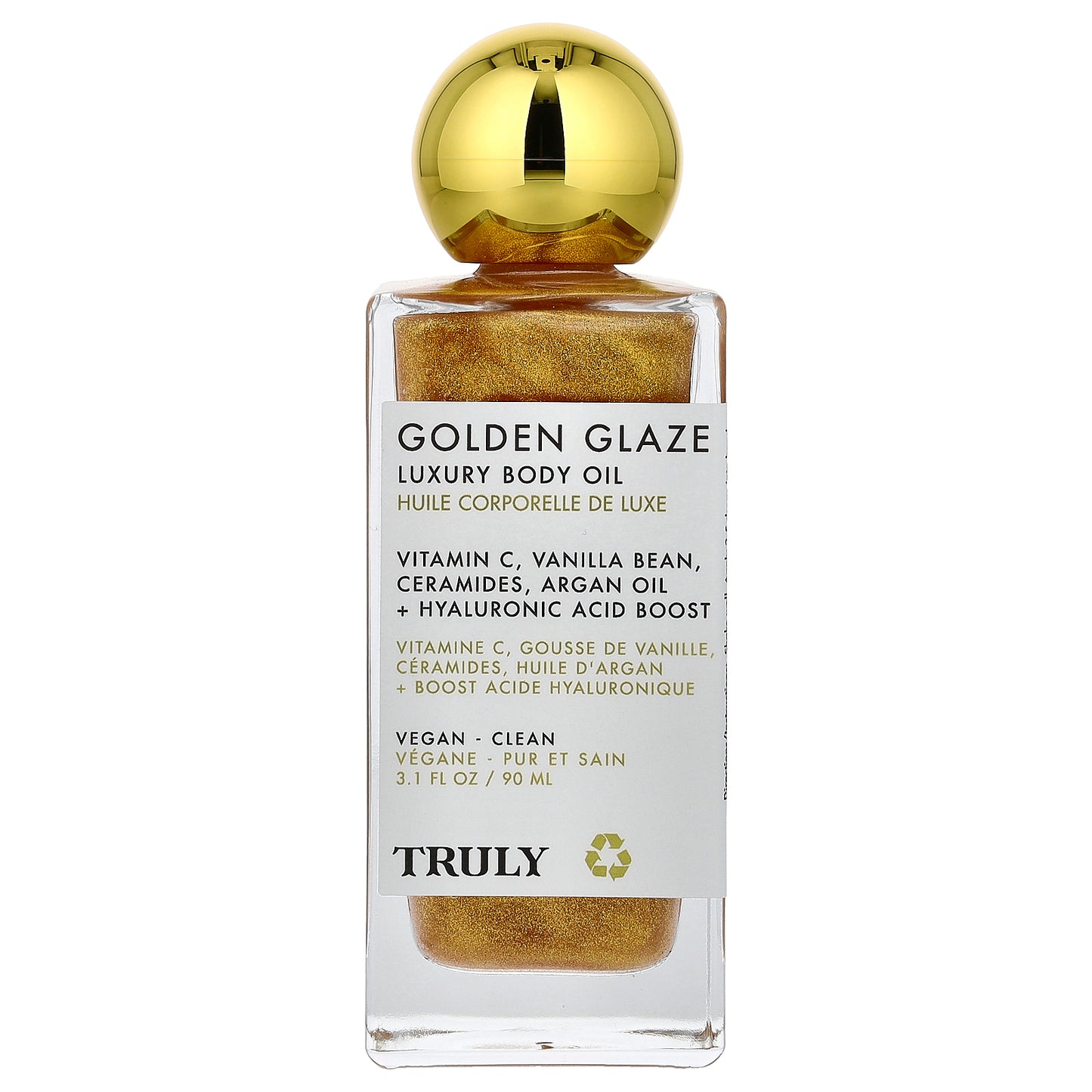 Truly Beauty, Golden Glaze Luxury Body Oil, 3.1 fl oz (90 ml)
