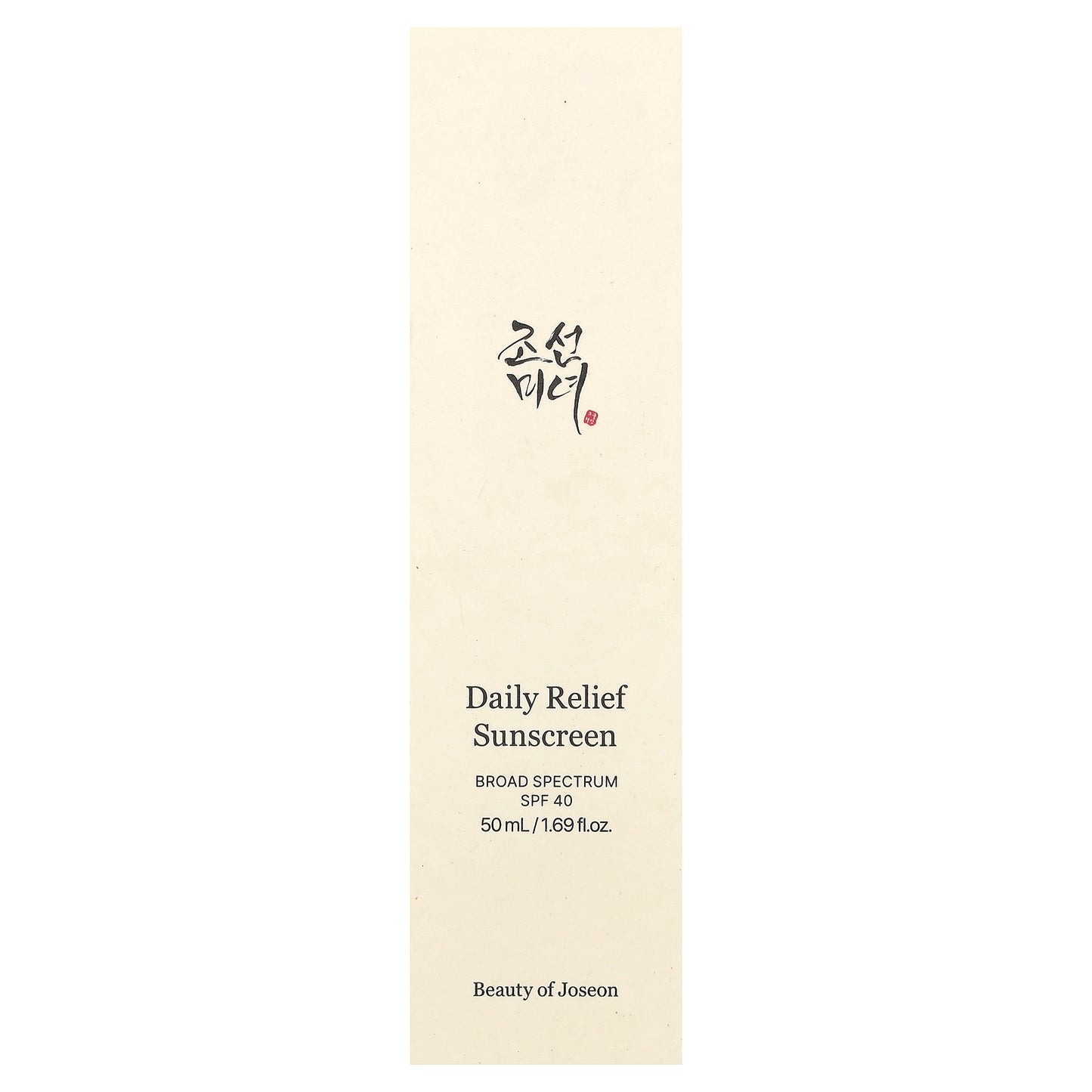 Beauty of Joseon, Daily Relief Sunscreen, SPF 40, 1.69 fl oz (50 ml)