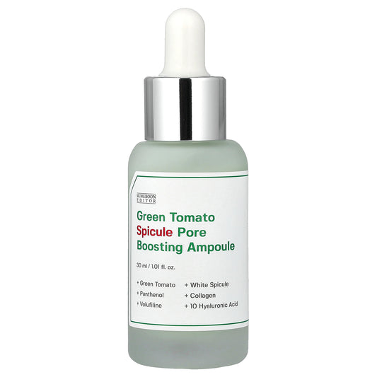 Sungboon Editor, Green Tomato Spicule Pore Boosting Ampoule , 1.01 fl oz (30 ml)