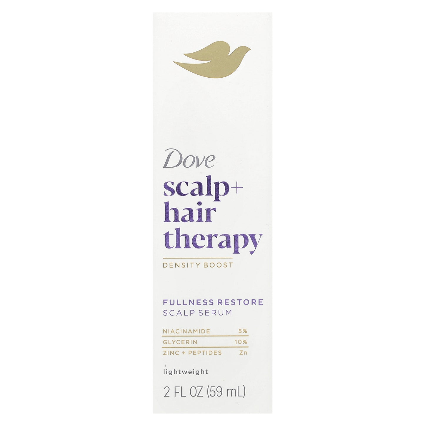 Dove, Scalp + Hair Therapy, Fullness Restore Scalp Serum, 2 fl oz (59 ml)