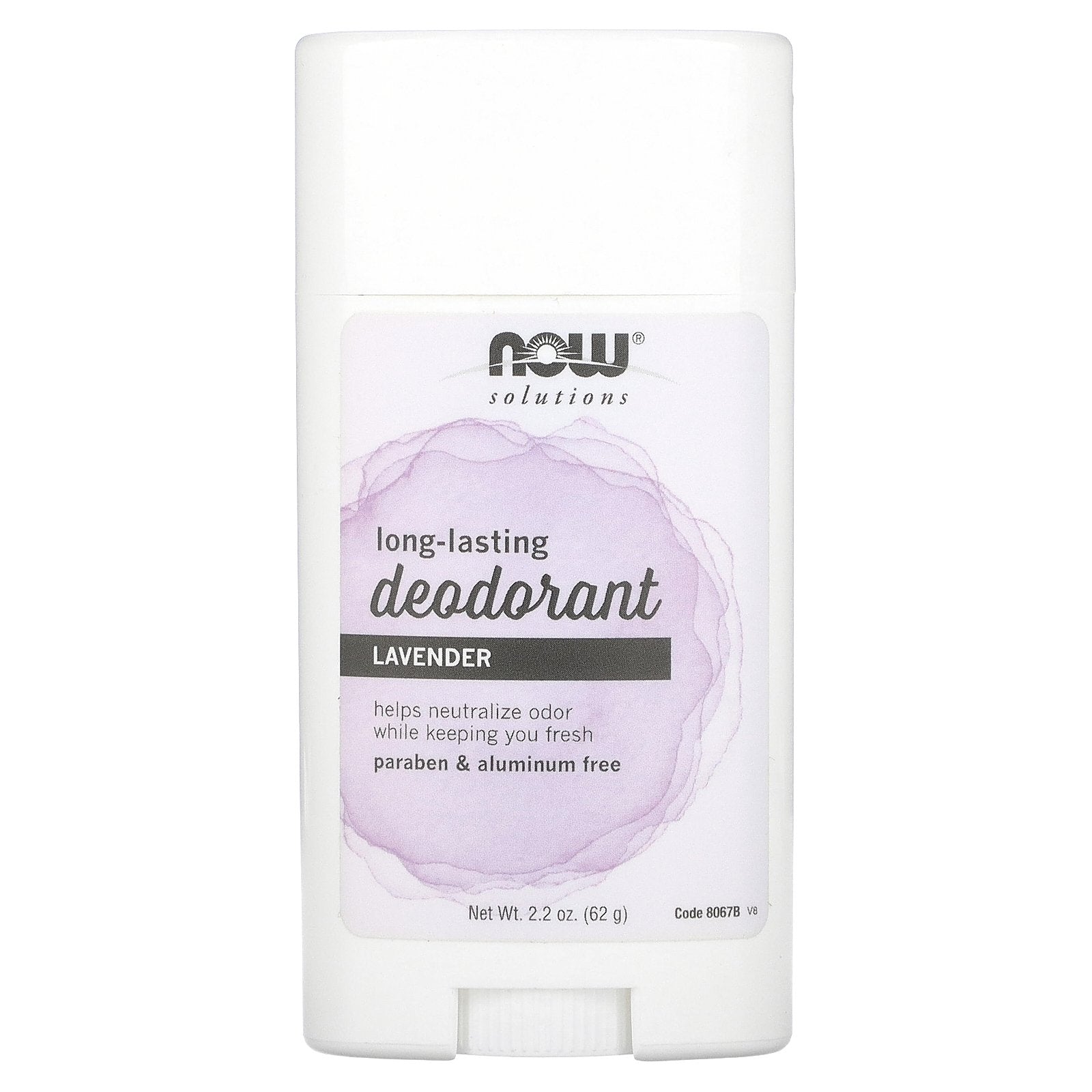 NOW Foods, Solutions, Long-Lasting Deodorant, Lavender, 2.2 oz (62 g)