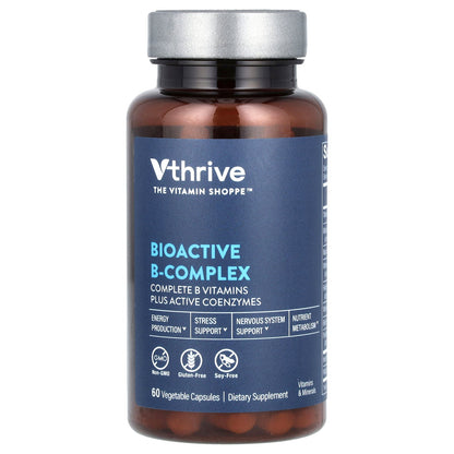 Vthrive, Bioactive B-Complex, 60 Vegetable Capsules