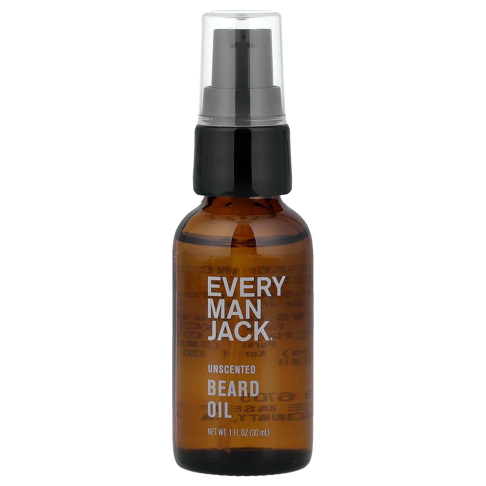 Every Man Jack, Beard Oil, Unscented, 1 fl oz (30 ml)