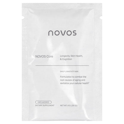 NOVOS, Novos Core, Unflavored, 30 Packets, 0.28 oz (8 g) Each