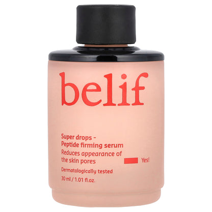 belif, Super Drops, Peptide Firming Serum, 1.01 fl oz (30 ml)