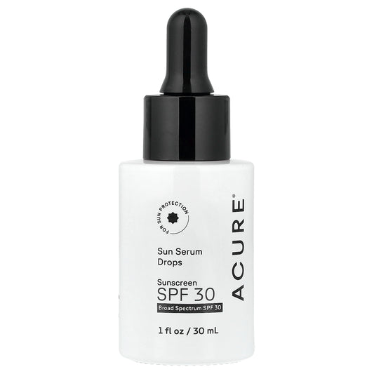 ACURE, Sun Serum Drops Sunscreen, SPF 30, 1 fl oz (30 ml)