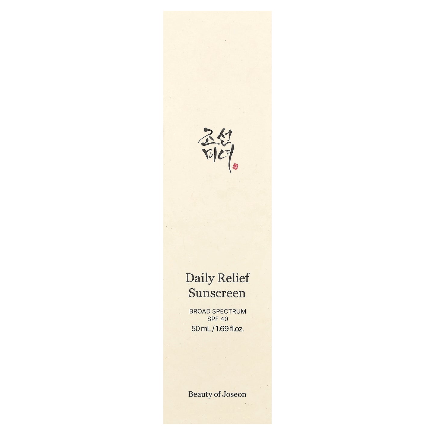 Beauty of Joseon, Daily Relief Sunscreen, SPF 40, 1.69 fl oz (50 ml)