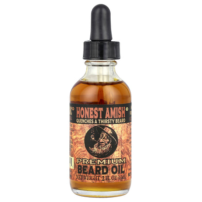 Honest Amish, Premium Beard Oil, 2 fl oz (60 ml)