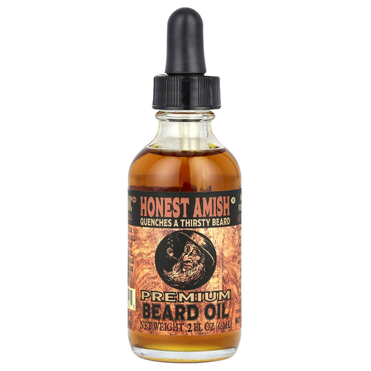 Honest Amish, Premium Beard Oil, 2 fl oz (60 ml)