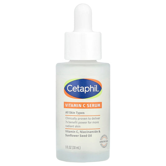 Cetaphil, Vitamin C Serum, Fragrance Free, 1 fl oz (30 ml)