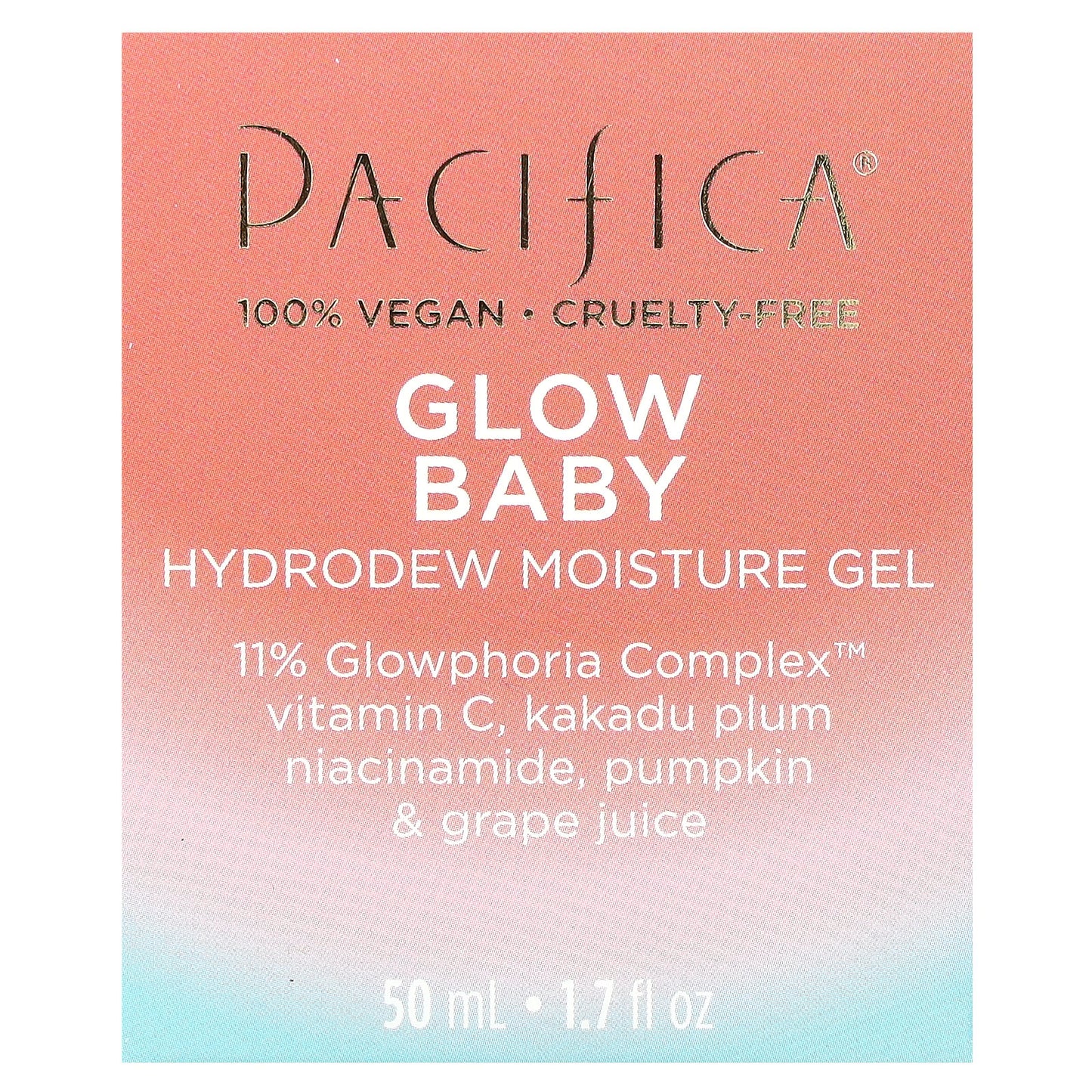 Pacifica, Glow Baby, Hydrodew Moisture Gel, 1.7 fl oz (50 ml)