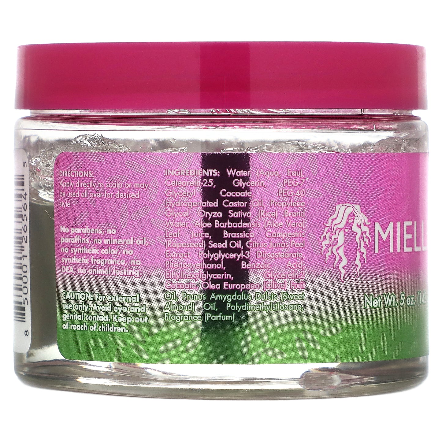 Mielle, Rice Water & Aloe Vera Blend, Braid Gel, 5 oz (142 g)