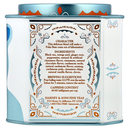 Harney & Sons, Black Tea, Chocolate Cinnamint , 30 Sachets, 2.67 oz (75 g)