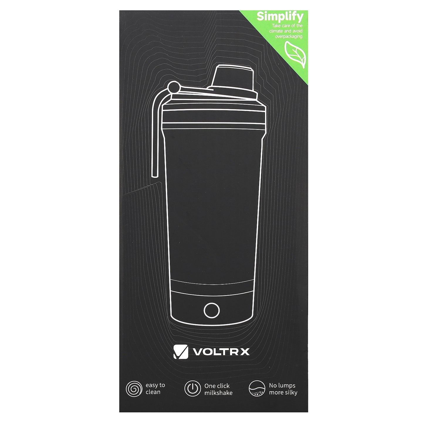 Voltrx, Gallium, Electric Shaker Bottle, Desert Yellow, 24 oz (700 ml)