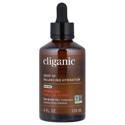 Cliganic, Jojoba Oil, For Oily & Combination Skin, 4 fl oz (120 ml)