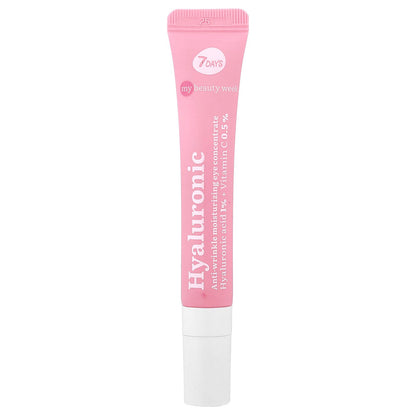 7 Days Beauty, Hyaluronic, Dual-Action Anti-Wrinkle Moisturizing Eye Cream, 0.6 fl oz (18 ml)