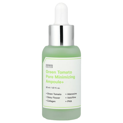 Sungboon Editor, Green Tomato Pore Minimizing Ampoule+, 1.01 fl oz (30 ml)
