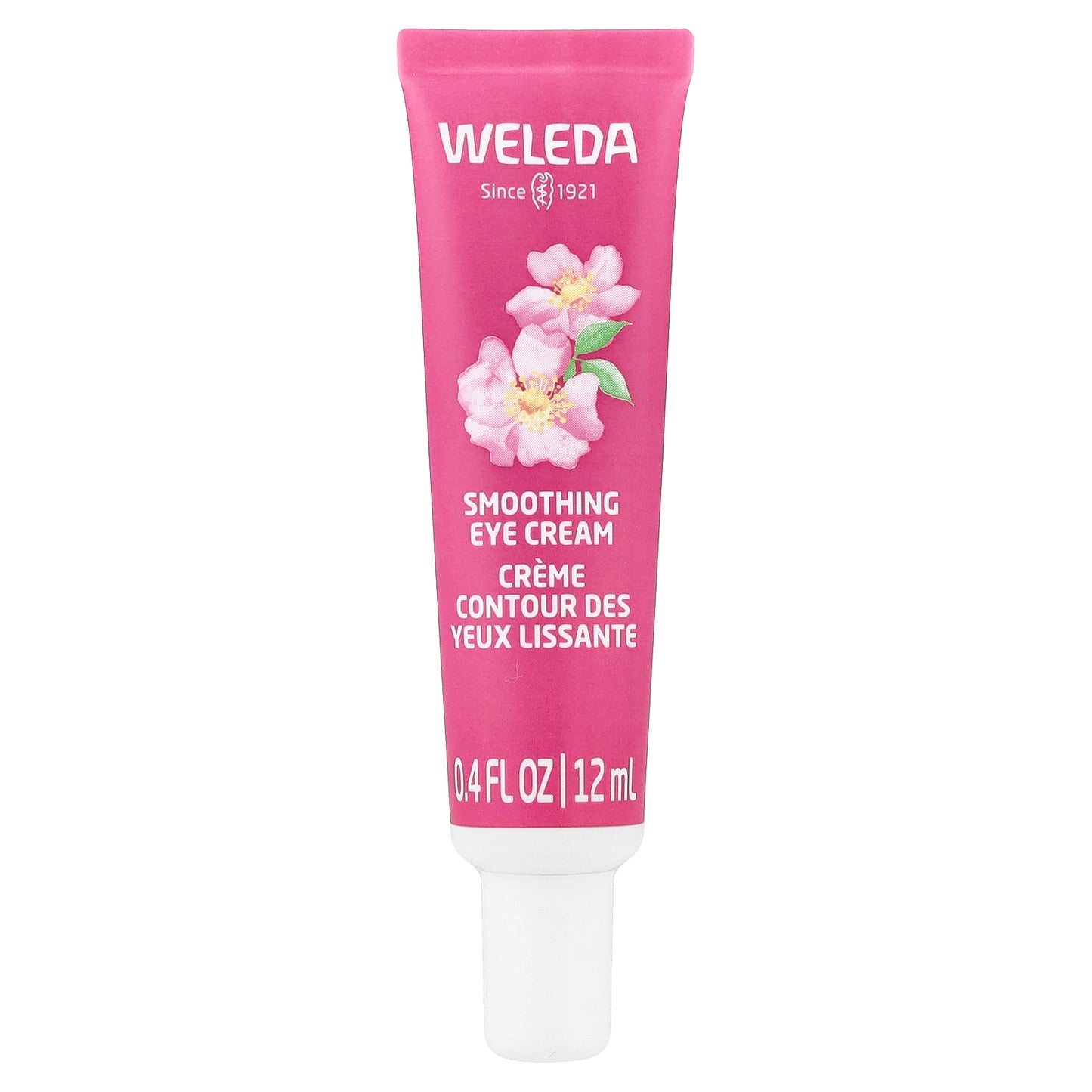 Weleda, Smoothing Eye Cream, Wild Rose & White Tea, Fragrance Free, 0.4 fl oz (12 ml)