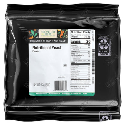Frontier Co-op, Nutritional Yeast Powder, 16 oz (453 g)