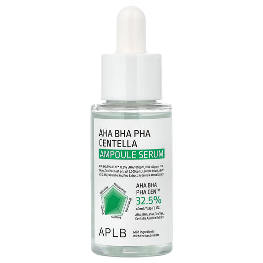 APLB, AHA BHA PHA Centella Ampoule Serum, 1.35 fl oz (40 ml)