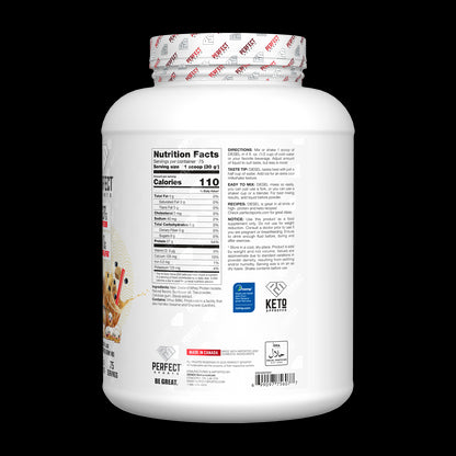 PERFECT Sports, Diesel, New Zealand Whey Isolate, Bubble Tea, Brown Sugar, 5 lbs (2.27 kg)