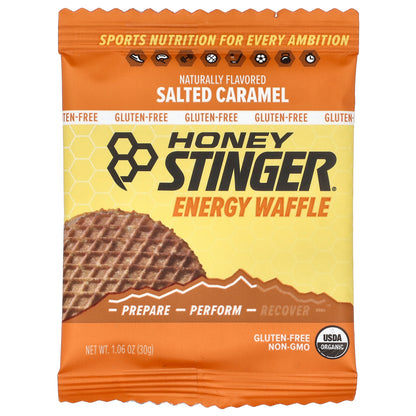 Honey Stinger, Energy Waffle, Salted Caramel, 12 Waffles, 1.06 oz (30 g) Each