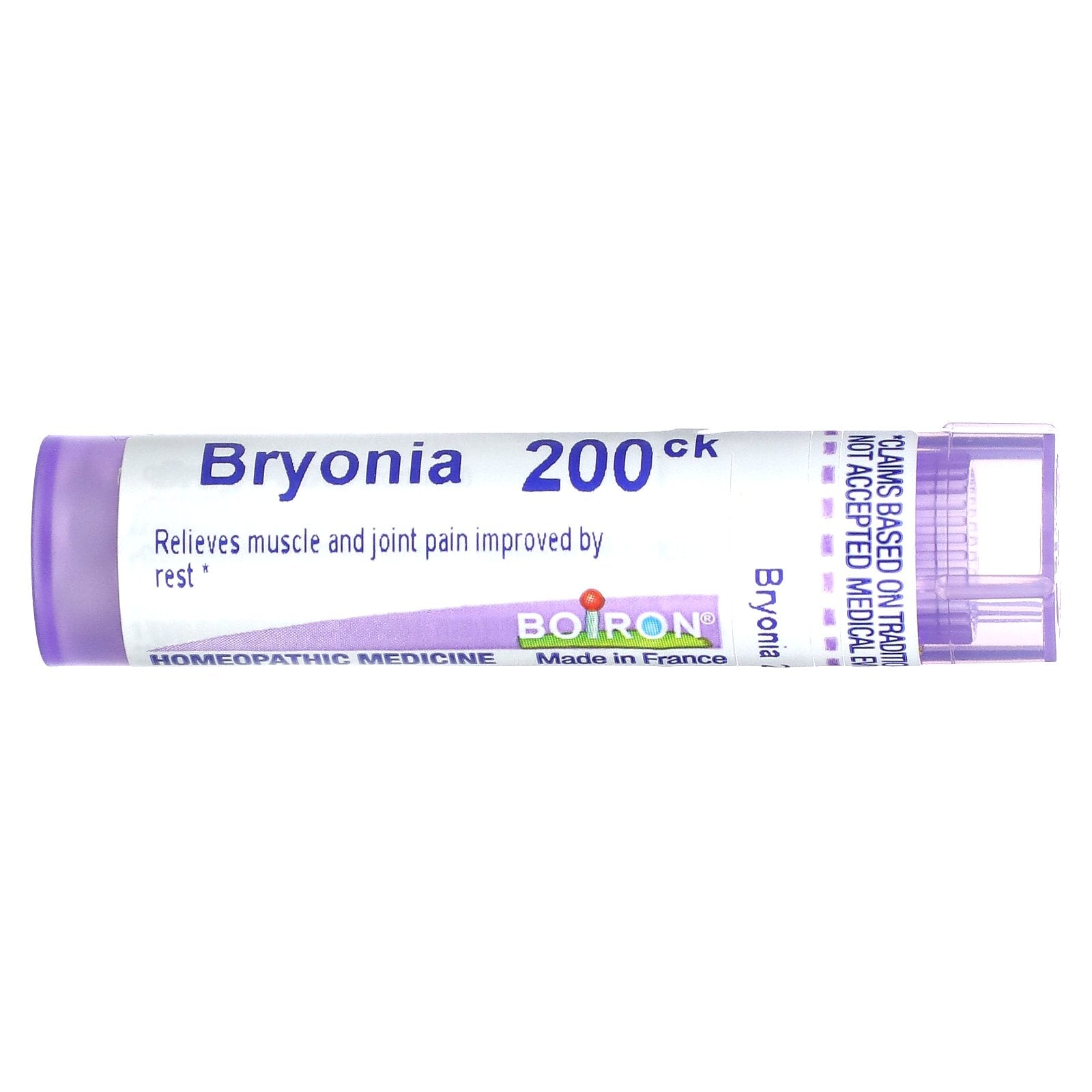 Boiron, Bryonia, 200CK, Muscle & Joint Pain Relief, Approx 80 Pellets